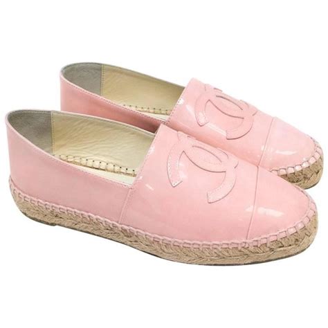 baby pink chanel espadrilles|chanel spandrels for women.